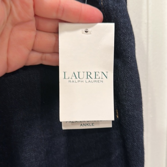 Lauren Ralph Lauren Straight Plaid Cuff Jeans - Picture 3 of 8